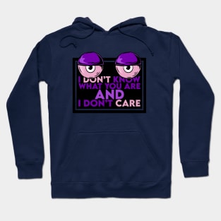 I don't care about you Hoodie